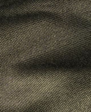 Olive woven jacket fabric texture close-up