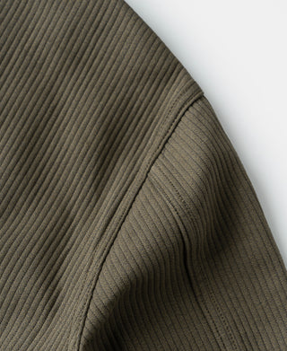1940s Pique Stripe Cotton Cossack Jacket - Light Coffee