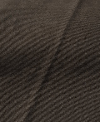 Dark brown woven fabric texture close-up