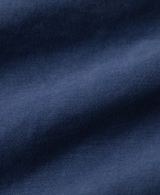 Blue moleskin fabric texture close-up