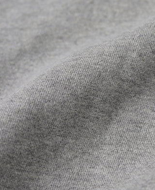 Gray terry sweatshirt fabric texture close-up