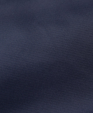 Navy fabric helmet bag close-up