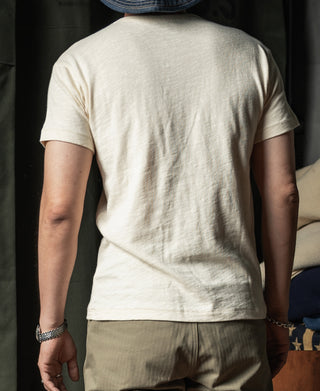 Cream CCC t-shirt, plain back