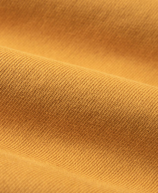 Yellow raglan sweatshirt sleeve knit texture
