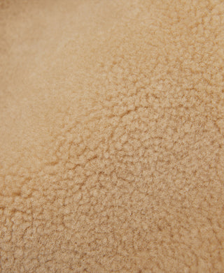 Tan shearling lining texture for a flight jacket