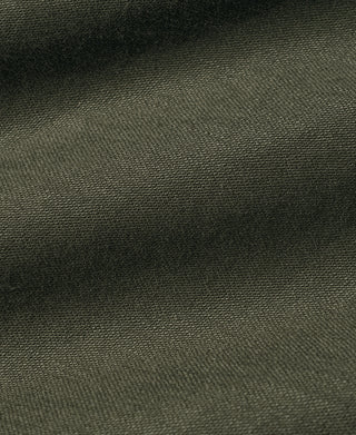 Olive field jacket woven fabric texture