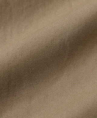 Khaki bermuda shorts fabric texture close-up