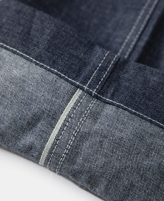 US Army M-40 dungaree fatigue pants, indigo denim with pocket corner bar tacks