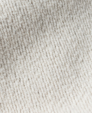 Gray fleece sweatshirt fabric texture close-up
