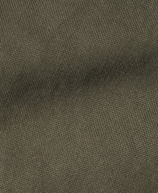 Olive coarse woven fabric panel with textured surface