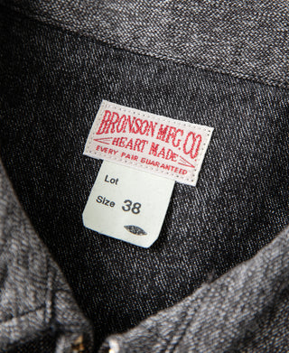 Salt & pepper cossack jacket with interior fabric label and size 38 tag