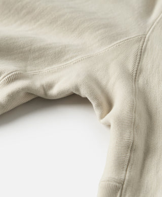 Apricot terry sweatpants waistband and relaxed leg opening