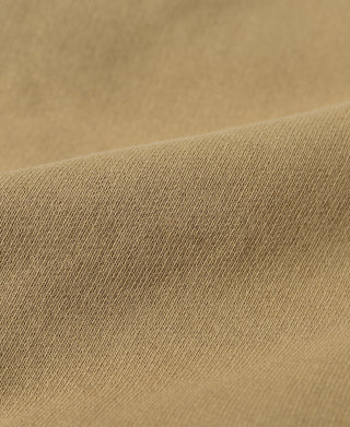 Khaki sweatshirt fabric close-up texture
