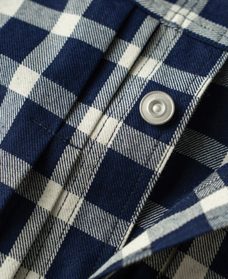 Lot 913 1910s Single-Pocket Palaka Plaid Work Jacket