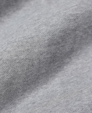 Gray terry cloth hoodie fabric texture close-up