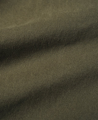 Olive cotton canvas fabric texture close-up