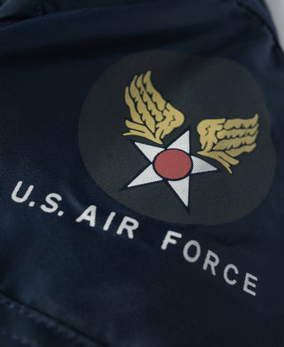 Navy flight jacket chest patch with U.S. Air Force emblem