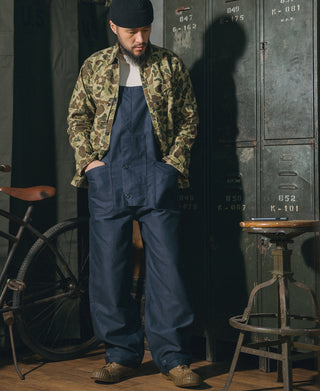 Camouflage button-front jacket, long sleeves, flap chest pockets
