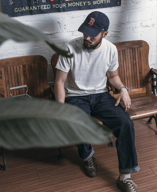 White crew-neck athletic t-shirt with short sleeves and straight hem